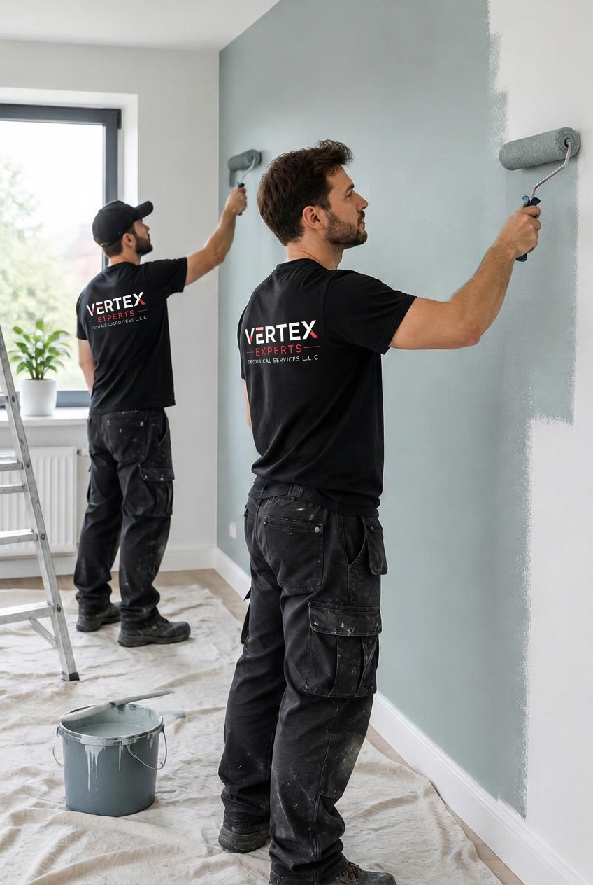 Vertex painters at work